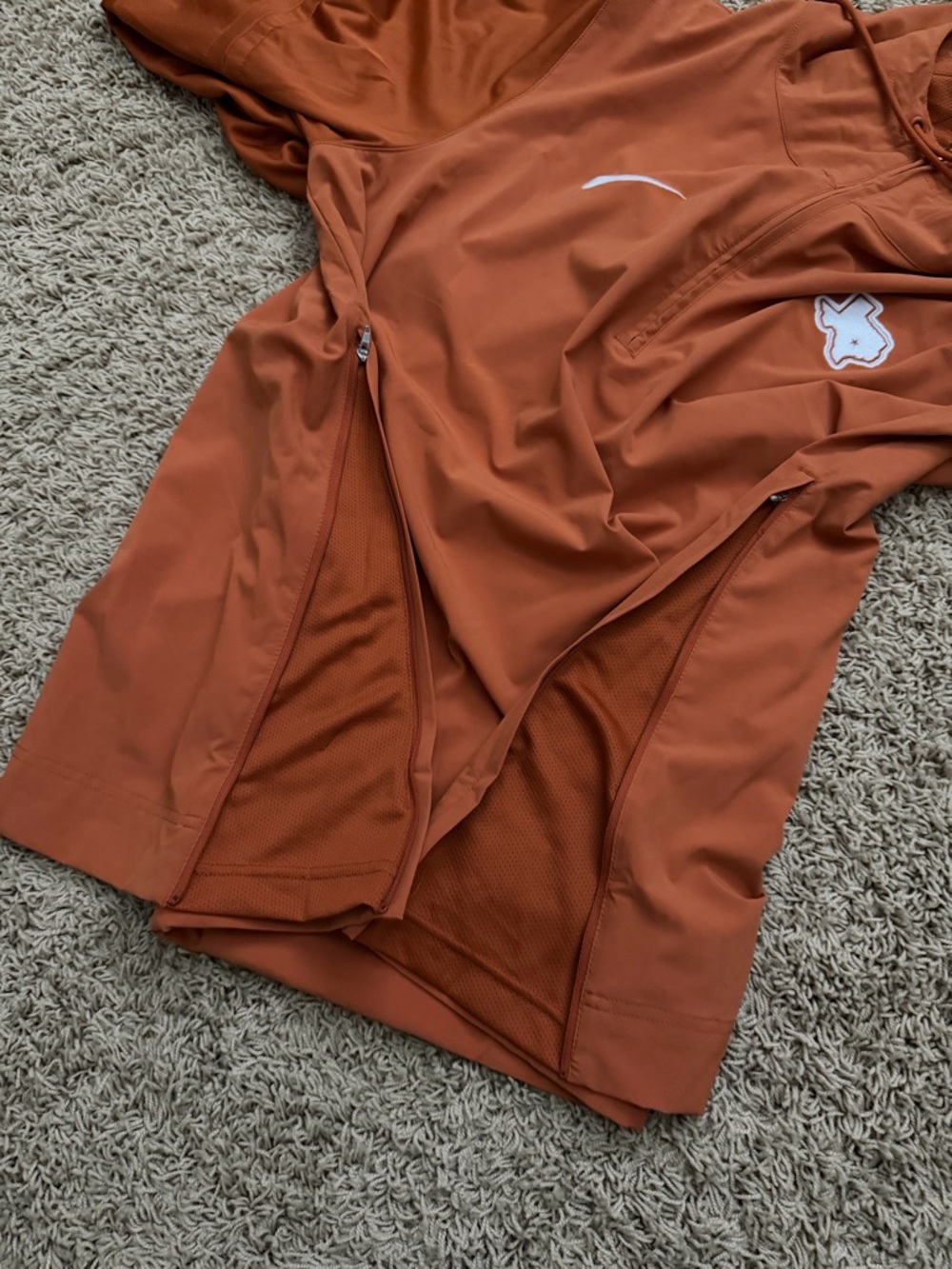 Nike Texas Longhorns 1/4 Zip Dri-Fit Football Hoodie DZ9340-802 Men’s XL RARE - Picture 5 of 6